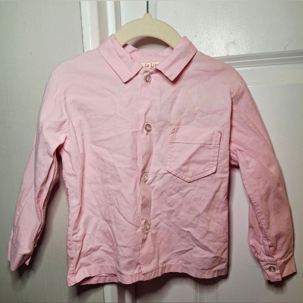 🇨🇦 Vintage 80s Collared Button-up Shirt Made in Canada (3T)